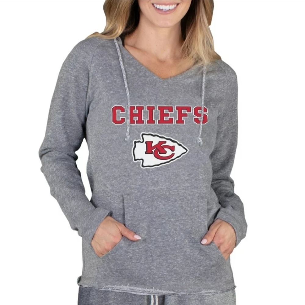 Kansas City Chiefs Hooded Pullover Size Small